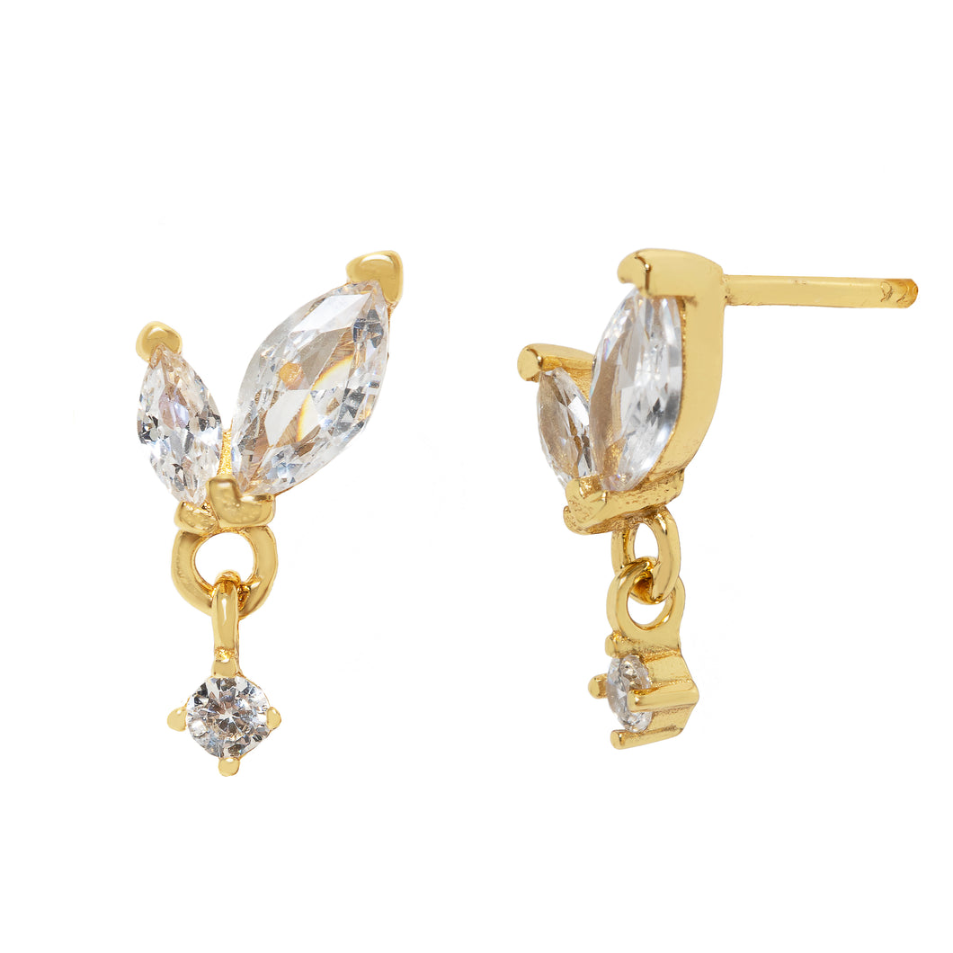 Beatrix Stud Earring in Gold