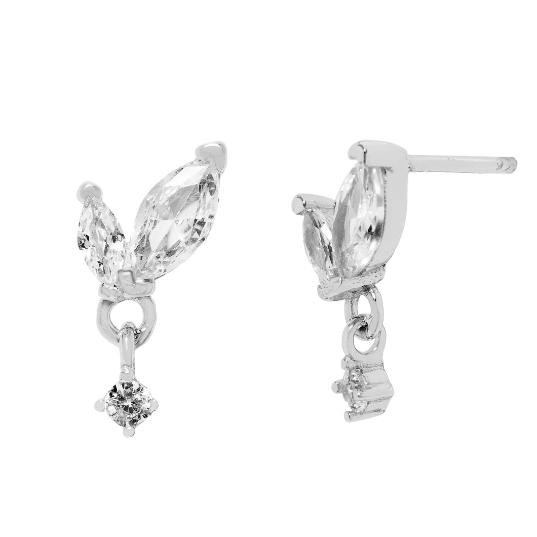 Beatrix Stud Earring in Silver