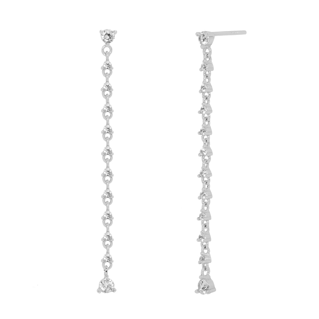 Candice Stud Earring in Silver