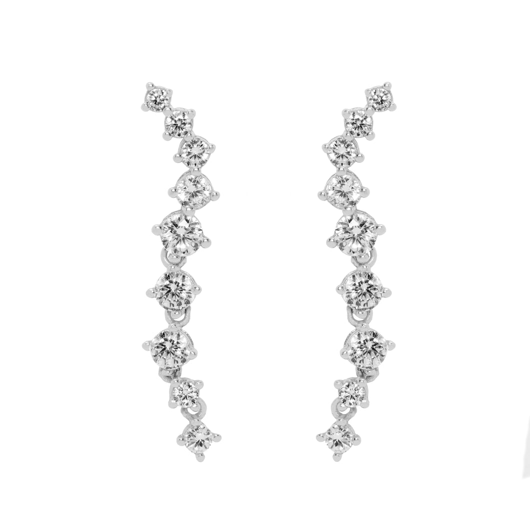 Eloise Stud Earring in Silver