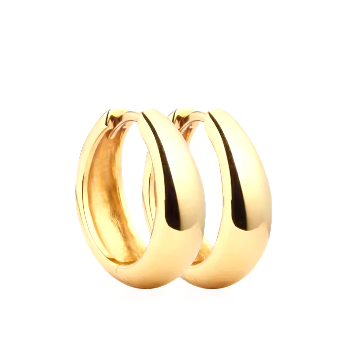 Gianna Hoop Earrings in Gold