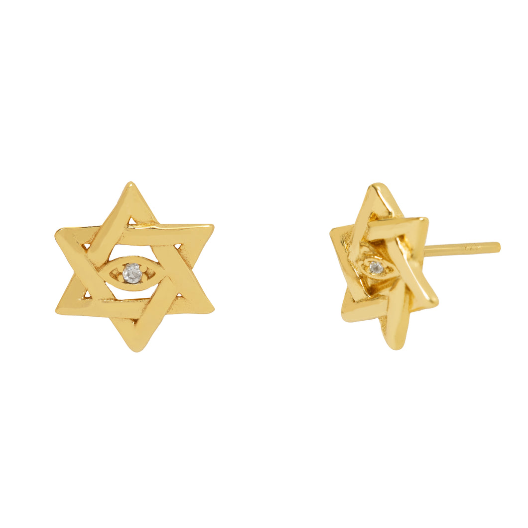 Jude Stud Earring in Gold