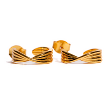 Load image into Gallery viewer, Neve Hoop Earrings in Gold
