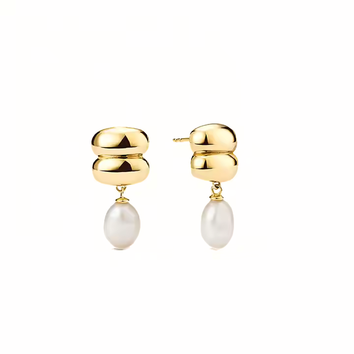 Regina Stud Earrings in Gold