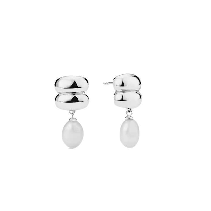 Regina Stud Earrings in Silver